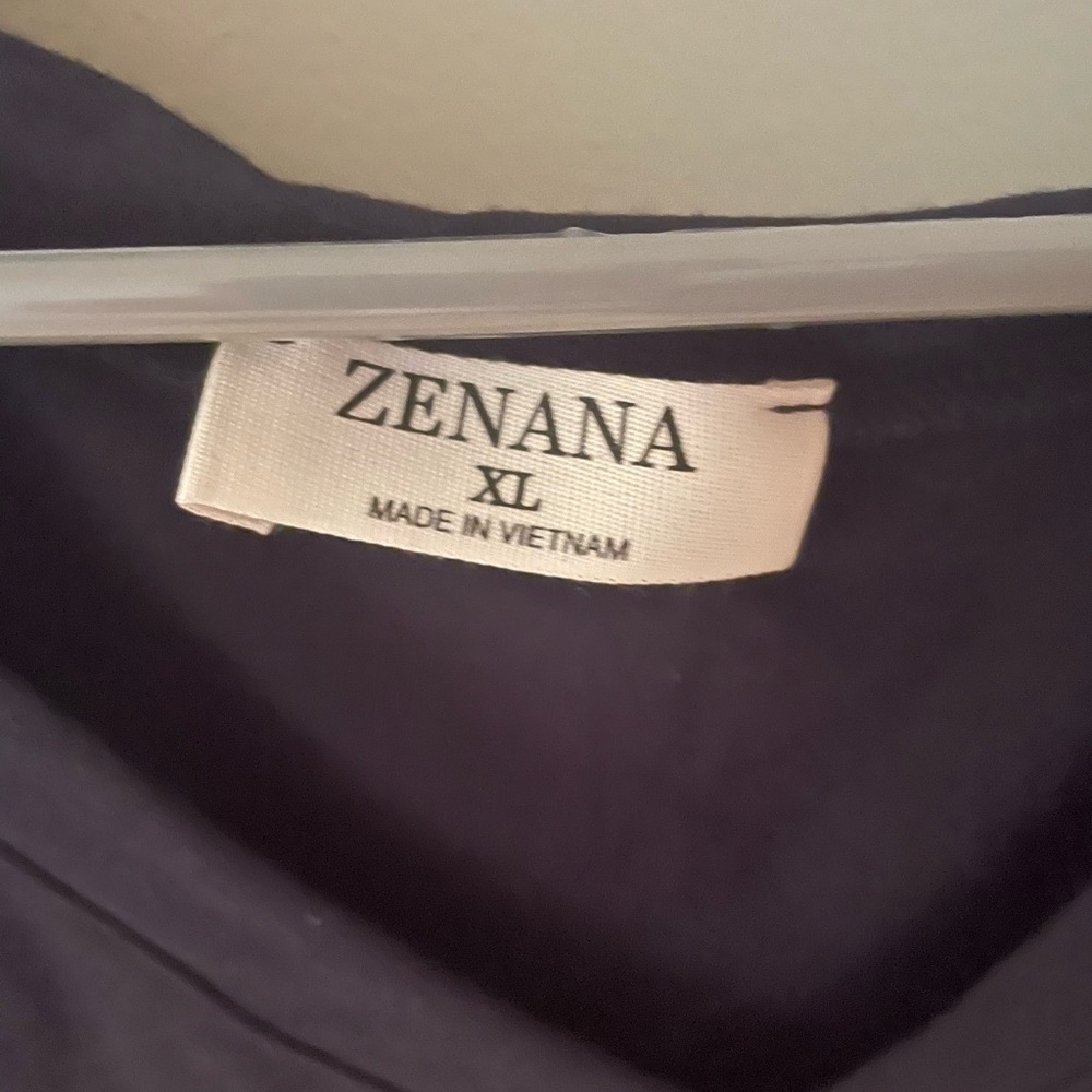 Zenana XL Navy Tunic T - Picture 2 of 3